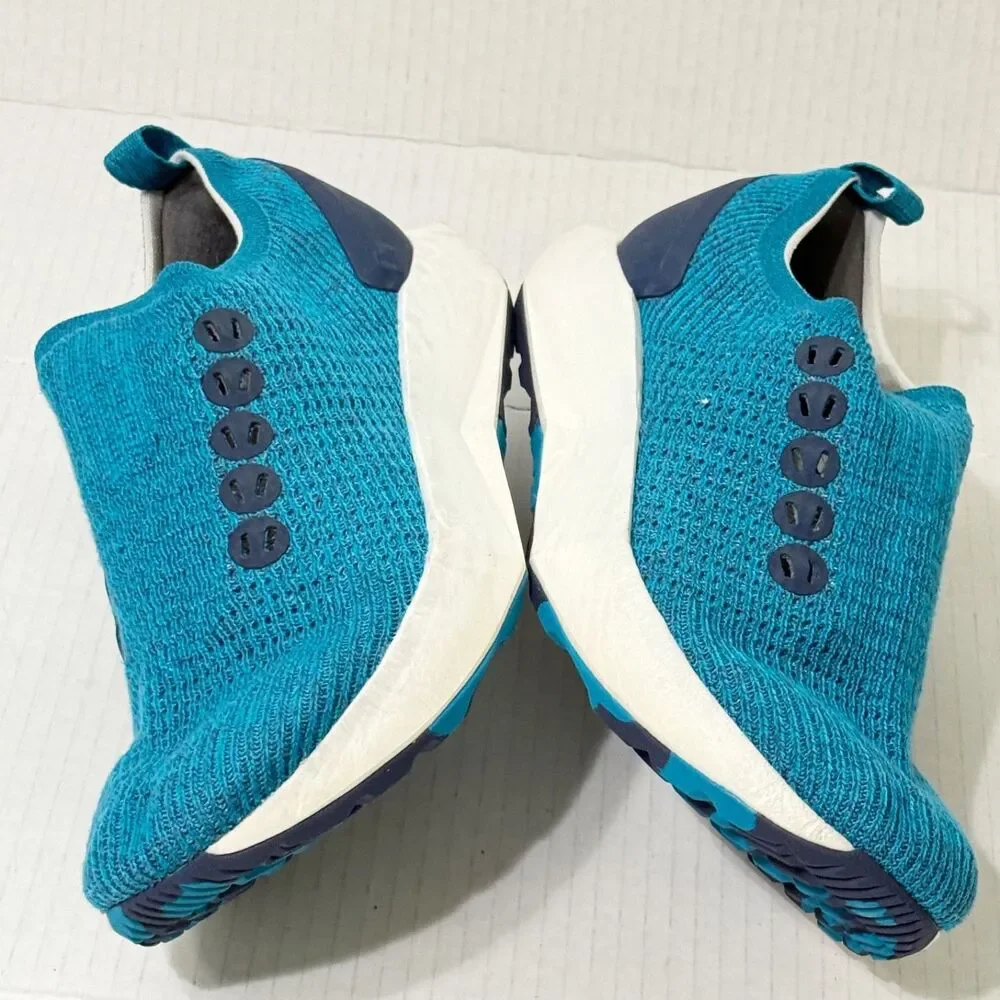 Allbirds 9.92 KG CO2E Tree Flyers Knit Running Shoes Thrive Teal Women 9 Sneaker